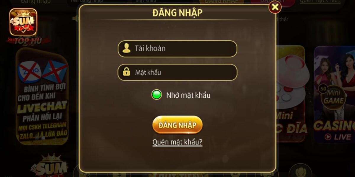Đăng nhập Sumclub chỉ trong 4 bước